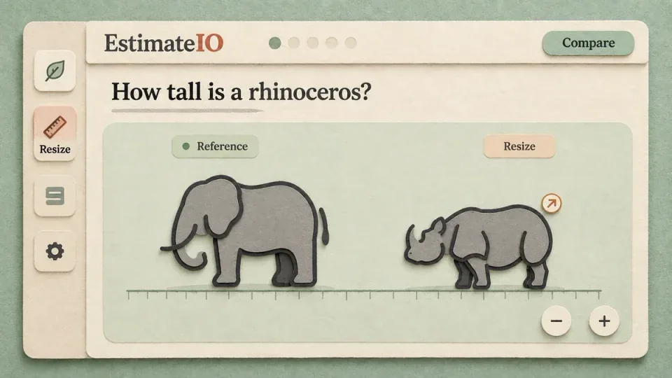 EstimateIO — paper interface illustration