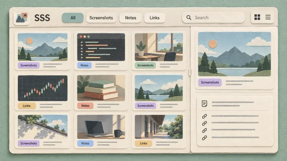 SSS — paper interface illustration